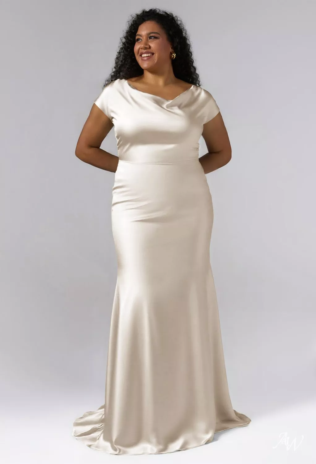 AW Louie Champagne Bridesmaid Dresses | AW.Bridal